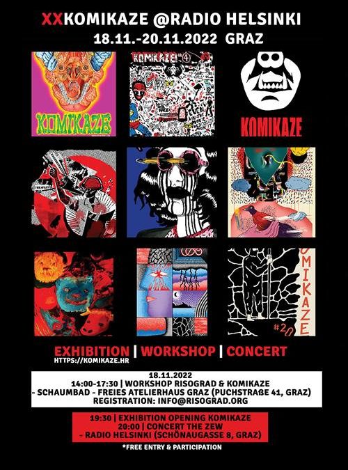XXKOMIKAZE @ RADIO HELSINKI 18.11 – 20.11. 2022 Graz